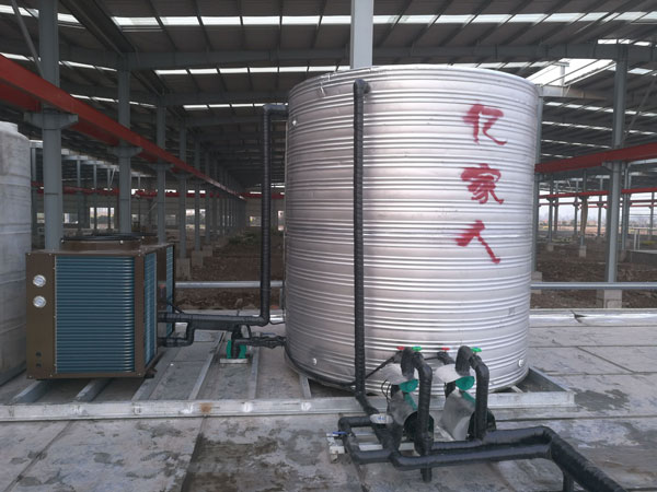 南通六泉空氣源熱泵熱水工程