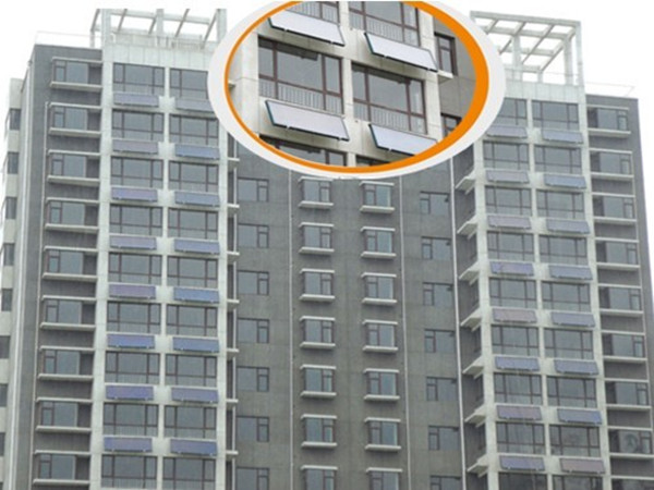 常州某住宅陽臺壁掛熱水工程