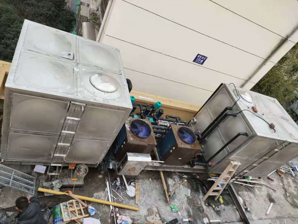 杭州江干新建漢庭酒店安裝億家人空氣源熱泵系統(tǒng)