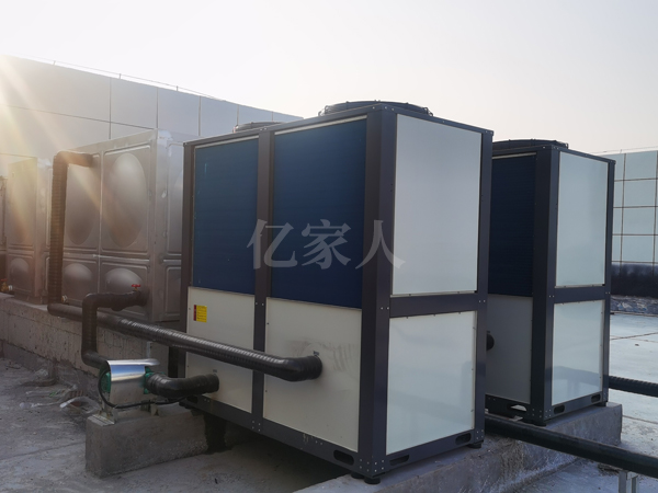 億家人高溫熱泵應用在超聲波清洗線除油清洗中