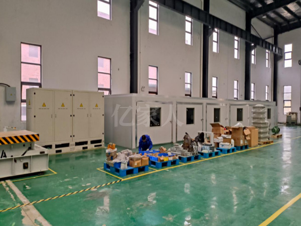億家人空氣能熱泵烘干機(jī)應(yīng)用在化工原料干燥房