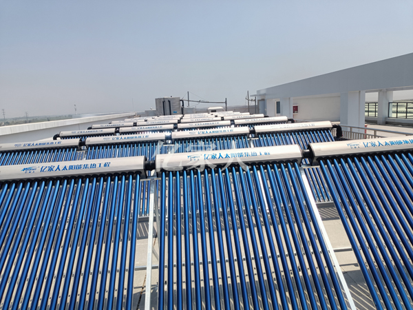 溫州某廠員工宿舍太陽能加電輔助熱水工程竣工