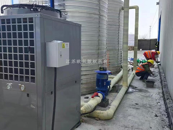 空氣能熱泵在混凝土攪拌站熱水降溫恒溫中的應用
