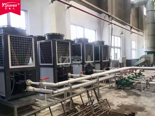 塑膠ABS電鍍線(xiàn)節(jié)能改造用億家人高溫空氣能熱泵