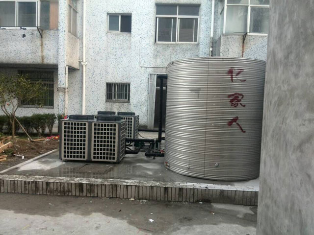 舟山航海學(xué)校學(xué)生浴室空氣能熱水工程竣工