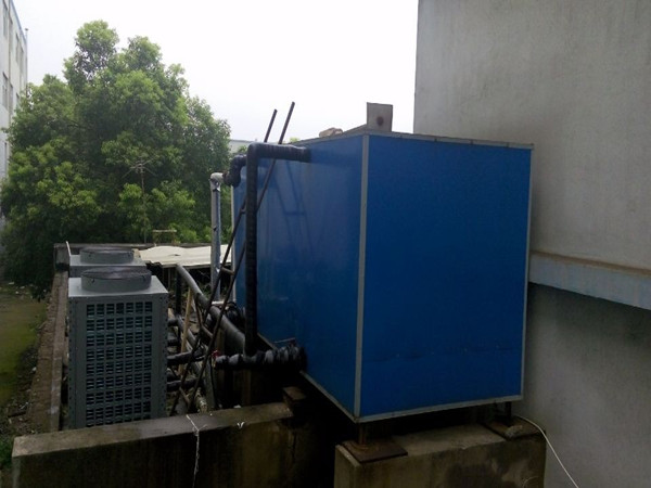常州紫寅電子廠員工宿舍空氣源熱水器工程落成
