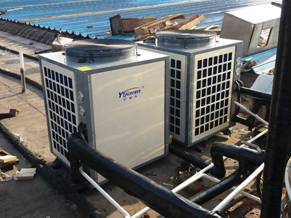 上海聲科家居職工浴室熱泵熱水器工程完工