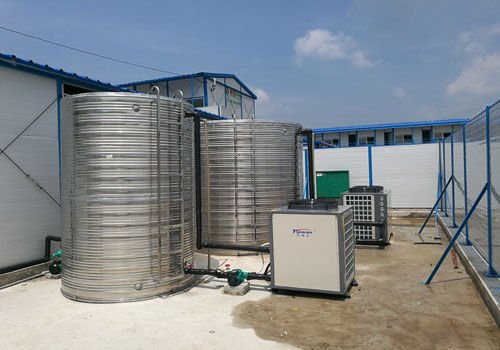 中鐵海南諾德麗湖半島工地空氣源熱水器工程