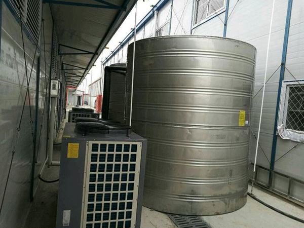 上海微小衛(wèi)星職工宿舍空氣能熱水器工程完工
