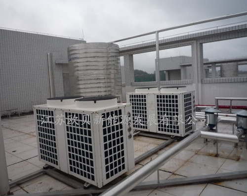 上海曄川機(jī)械員工宿舍空氣源熱水系統(tǒng)