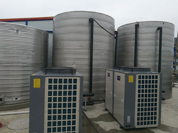 金港建設蘇州項目部熱泵熱水器工程竣工