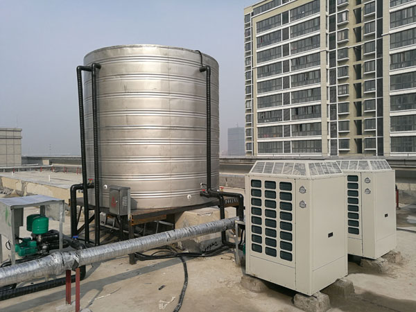 賀常州秋芳旅館空氣源熱水器工程竣工