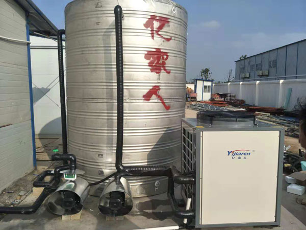 中建二局滁州工地空氣能熱水設(shè)備安裝工程